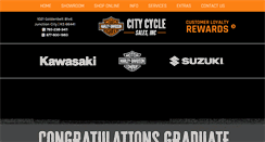 Desktop Screenshot of citycyclesalesinc.com
